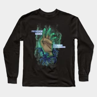 Digital Sea Long Sleeve T-Shirt